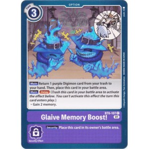 Glaive Memory Boost!