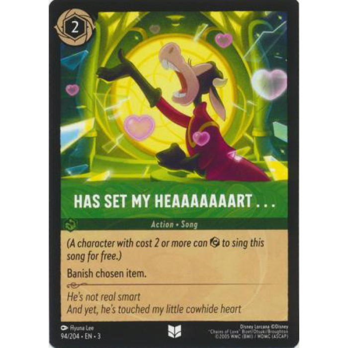 Has Set My Heaaaaaaart . . . Has Set My Heaaaaaaart . . .