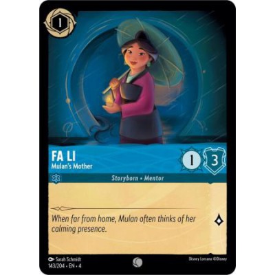 Fa Li - Mulan's Mother