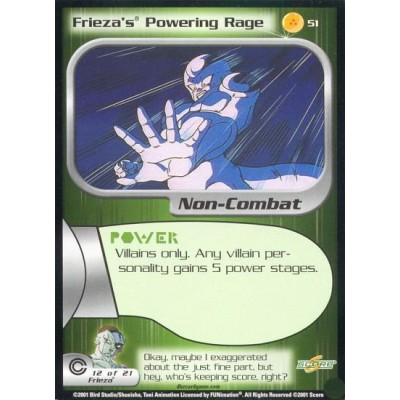 Frieza's Powering Rage