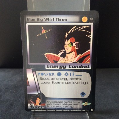 Blue Big Whirl Throw
