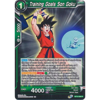 Training Goals Son Goku