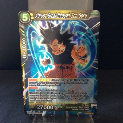 Abrupt Breakthrough Son Goku