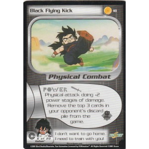 Black Flying Kick