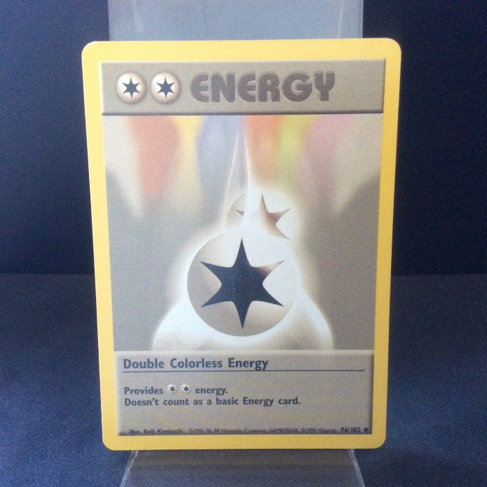 Double Colorless Energy - 96/102 - Base Set - English - Excellent | TCGX