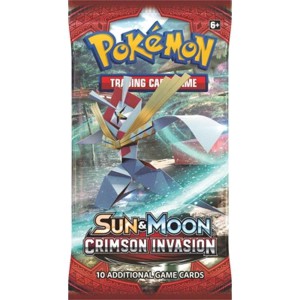 Pokemon Sun & Moon Crimson Invasion Boosterpack