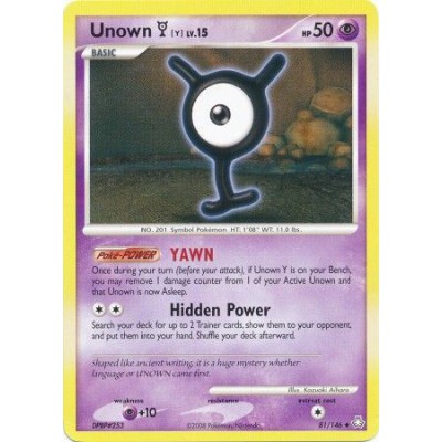Unown Y
