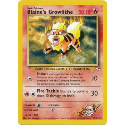 Blaine's Growlithe