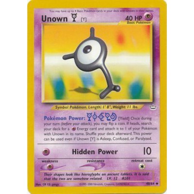 Unown Y