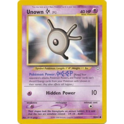 Unown K