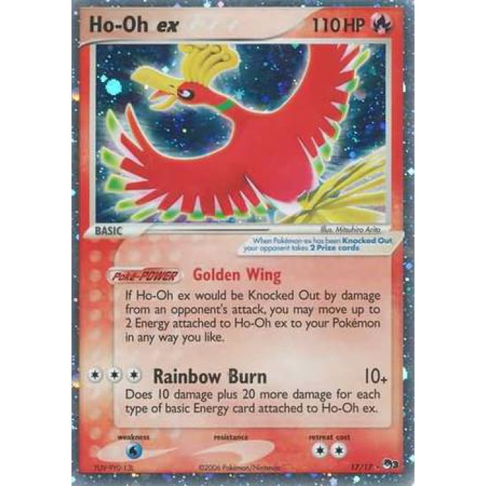 Ho-Oh Ex Ultra Rare Foil Pokémon Card