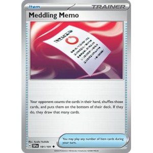 Meddling Memo