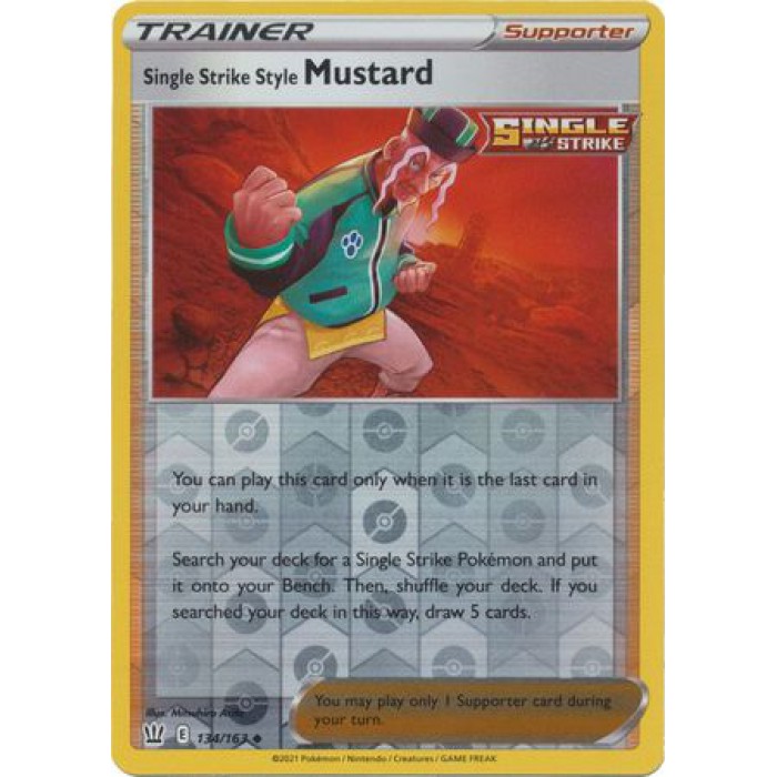Single Strike Style Mustard