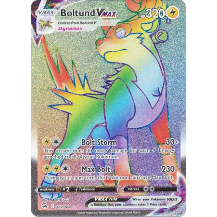 CGC 9.5 Gem Mint Boltund V Pokemon Fusion Strike 103/264 TCg