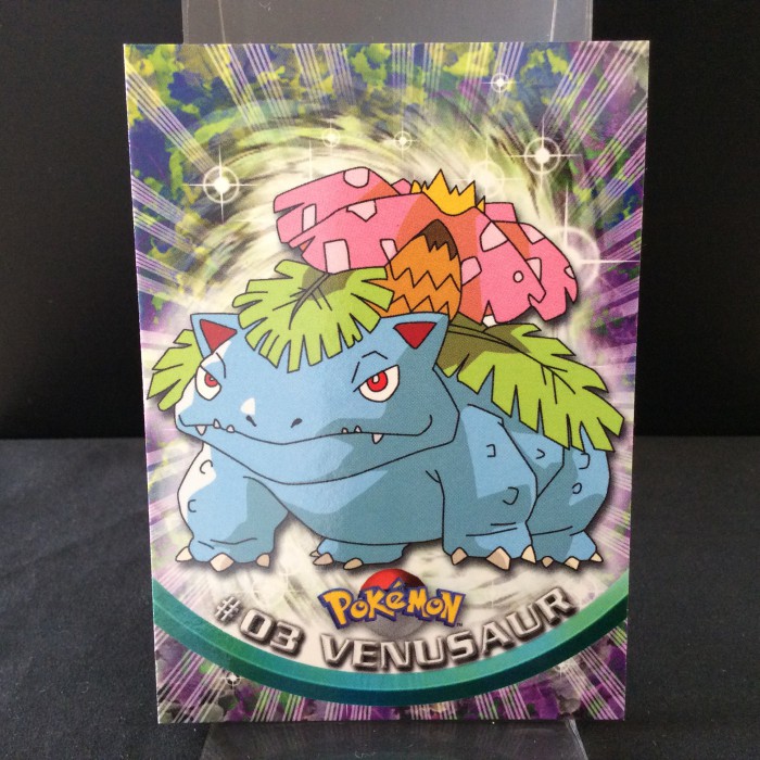 Venusaur 03 Topps English Near Mint TCGX
