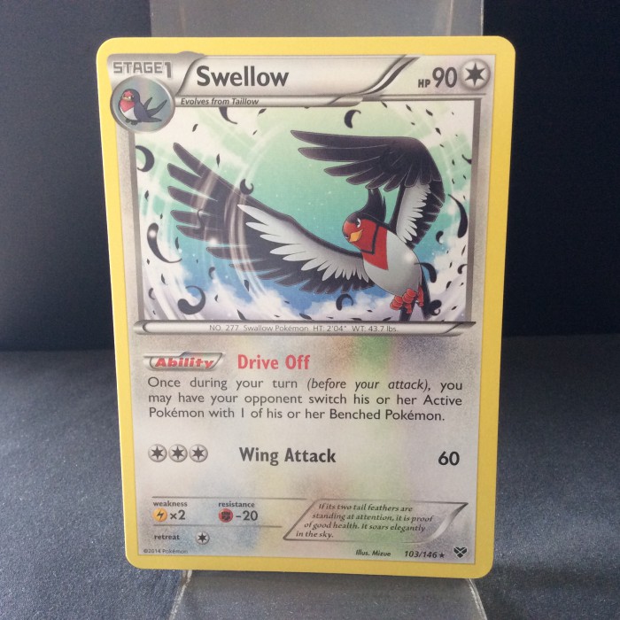 Swellow - XY: Base Set - 103/146 - English - Mint | TCGX