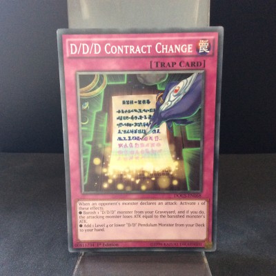 D/D/D Contract Change