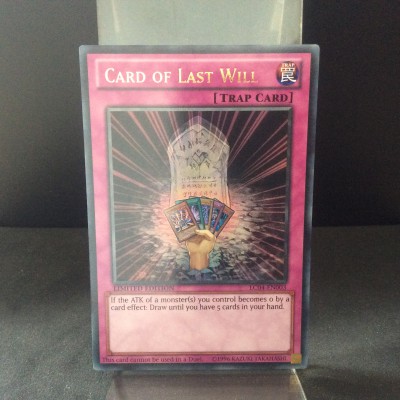 Card of Last Will