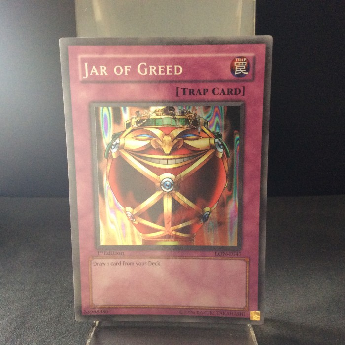 Jar of Greed LONE047 1st Edition English Excellent TCGX