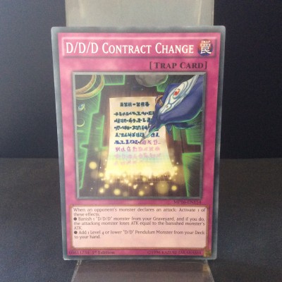 D/D/D Contract Change
